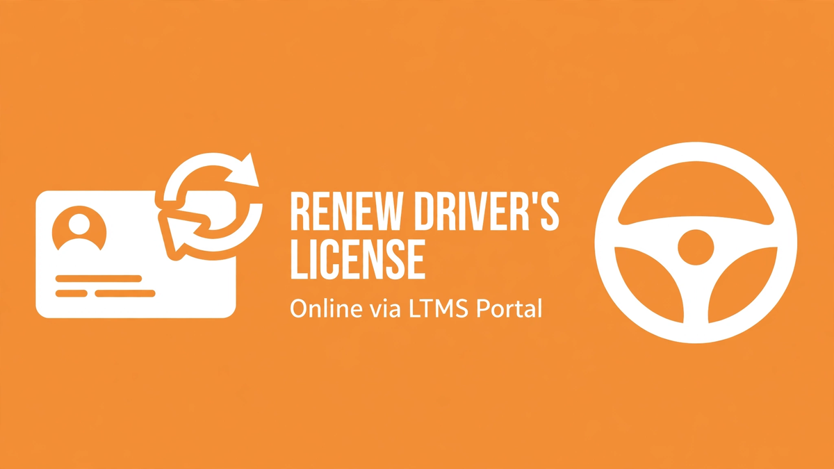 How to Renew Your Driver's License Online via LTMS